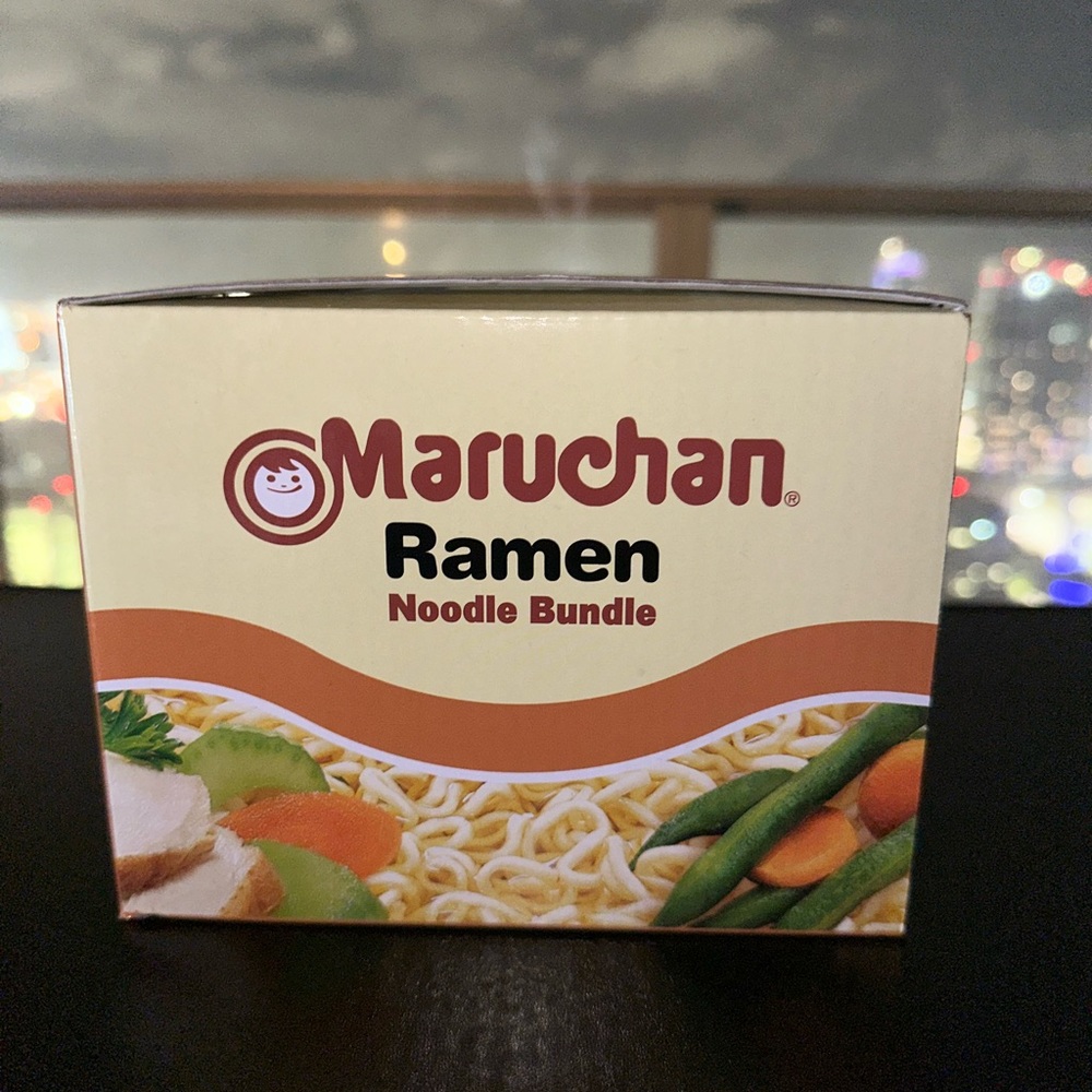 Maruchan Ramen Noodle Ceramic Chi Bowl With Wooden Chopsticks NEW - Picture 3 of 5